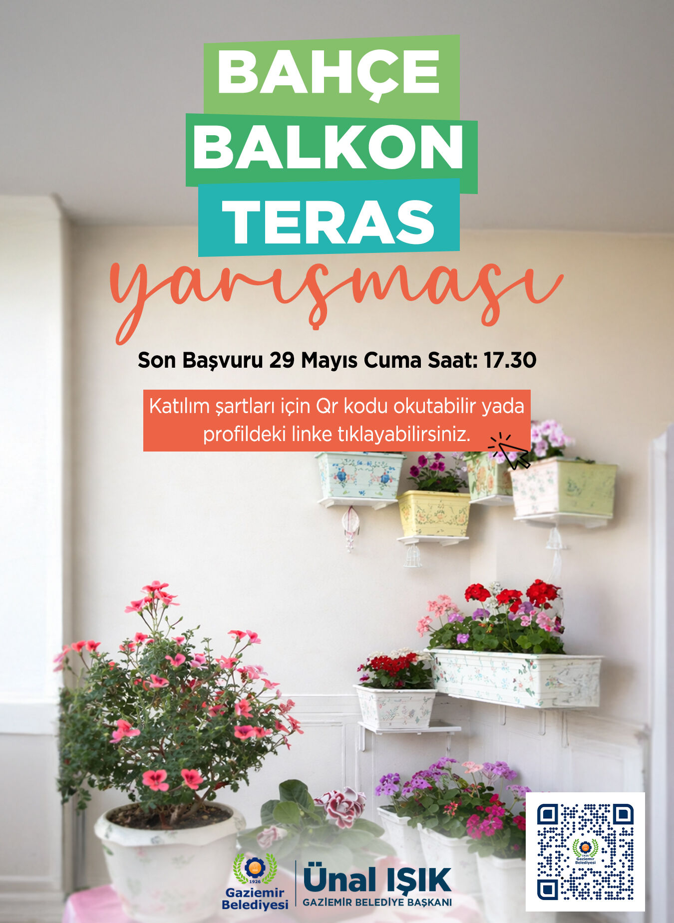 Gaziemir Belediyesi’nden En Güzel Bahçe, Balkon Ve Teras Yarışması (2)
