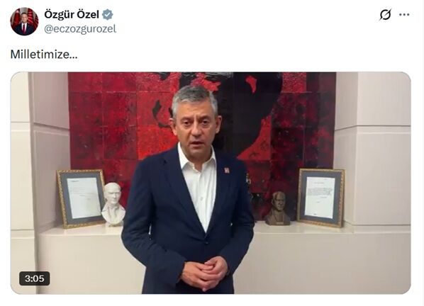 Özel'den 'videolu' açıklama: Bir saldırı altındayız, buradan çıkmayacağız!