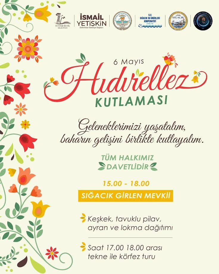 Seferihisar Hıdırellez’e Hazır Bahar Coşkusu Üç Farklı Noktada Yaşanacak