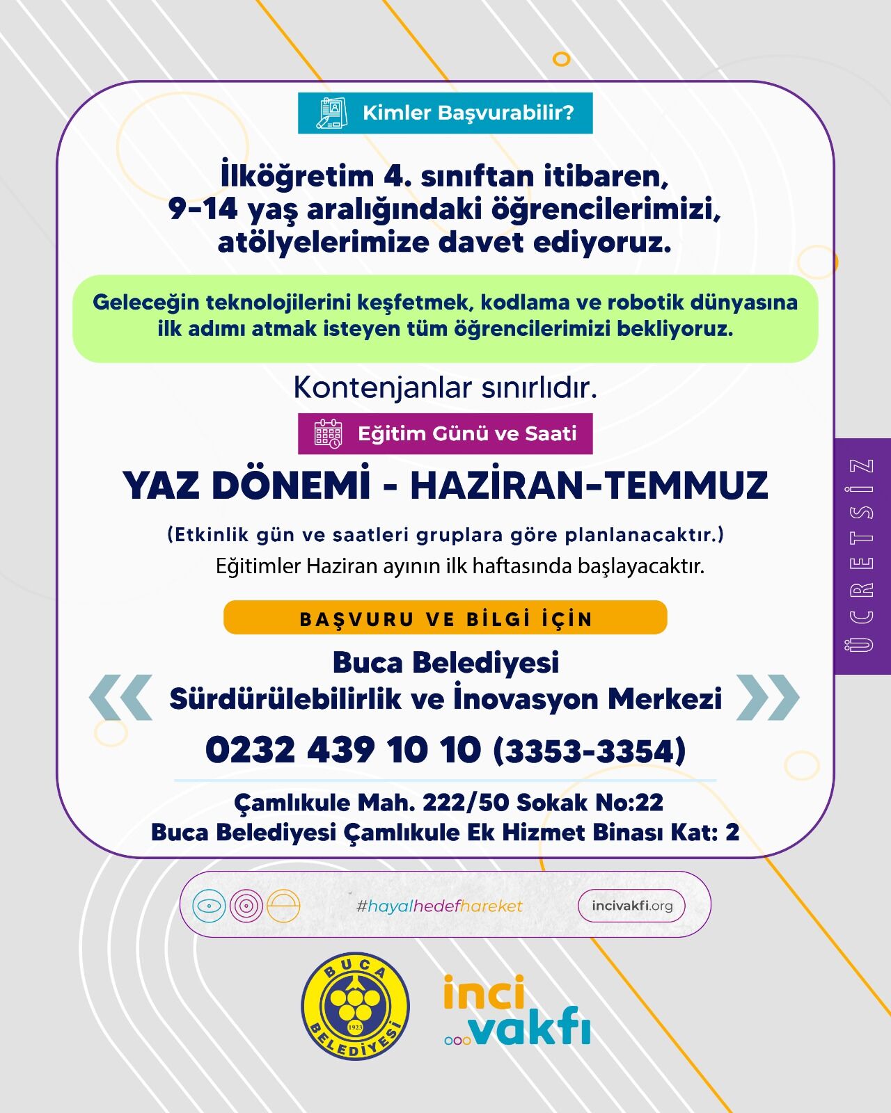 Kod’inci Robotik Kodlama Atölyeleri’nde yeni dönem başlıyor