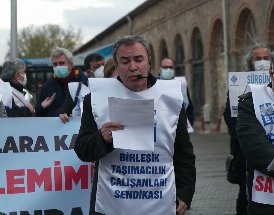 Birleşik Taşımacılık Çalışanları Sendikası İzmir Şube Başkanı Erdal Akyol