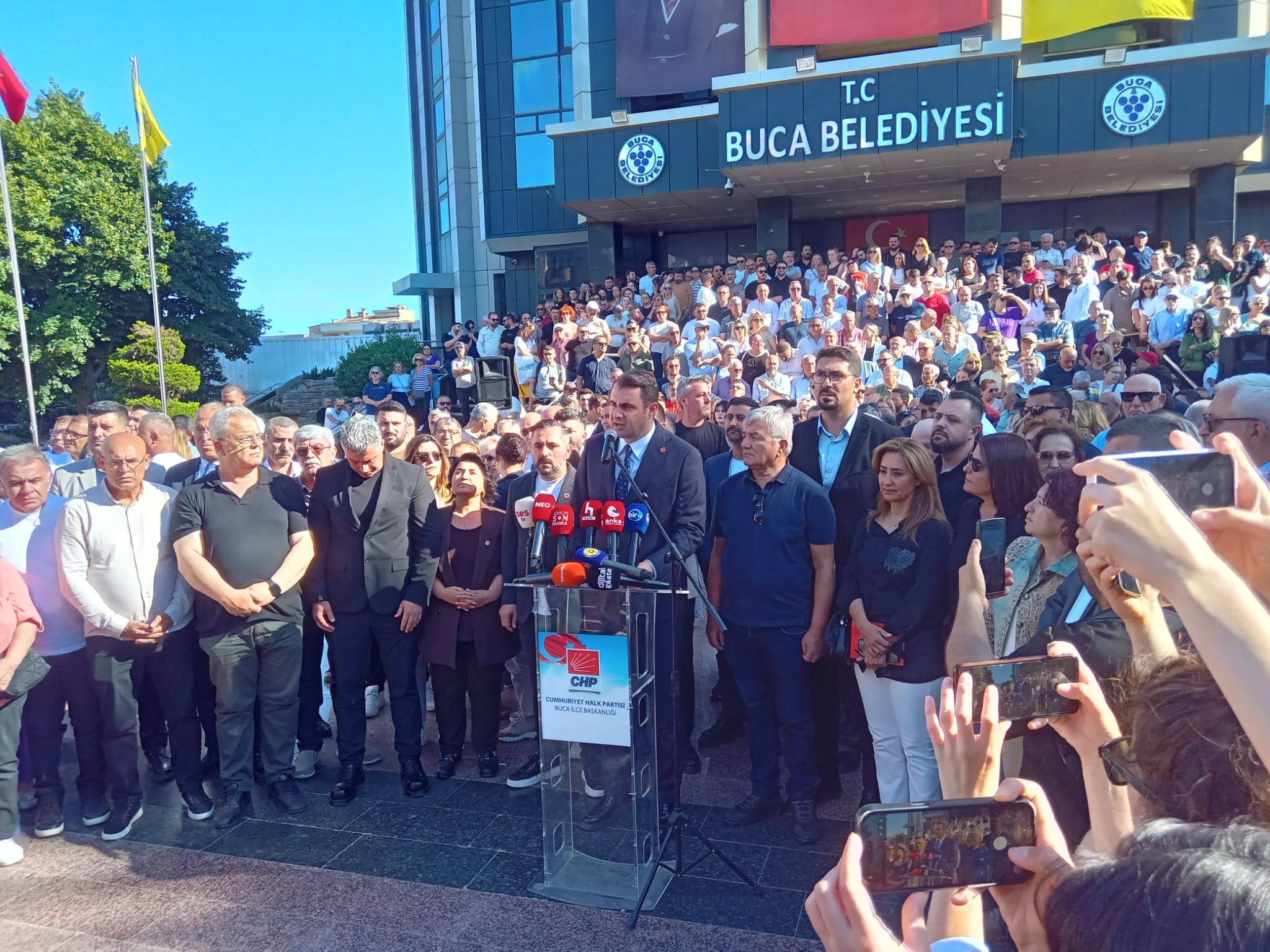Chp İzmir’den Buca’da Ortak Tepki Bu Operasyonlar Siyasi Hazımsızlığın Sonucu (1)