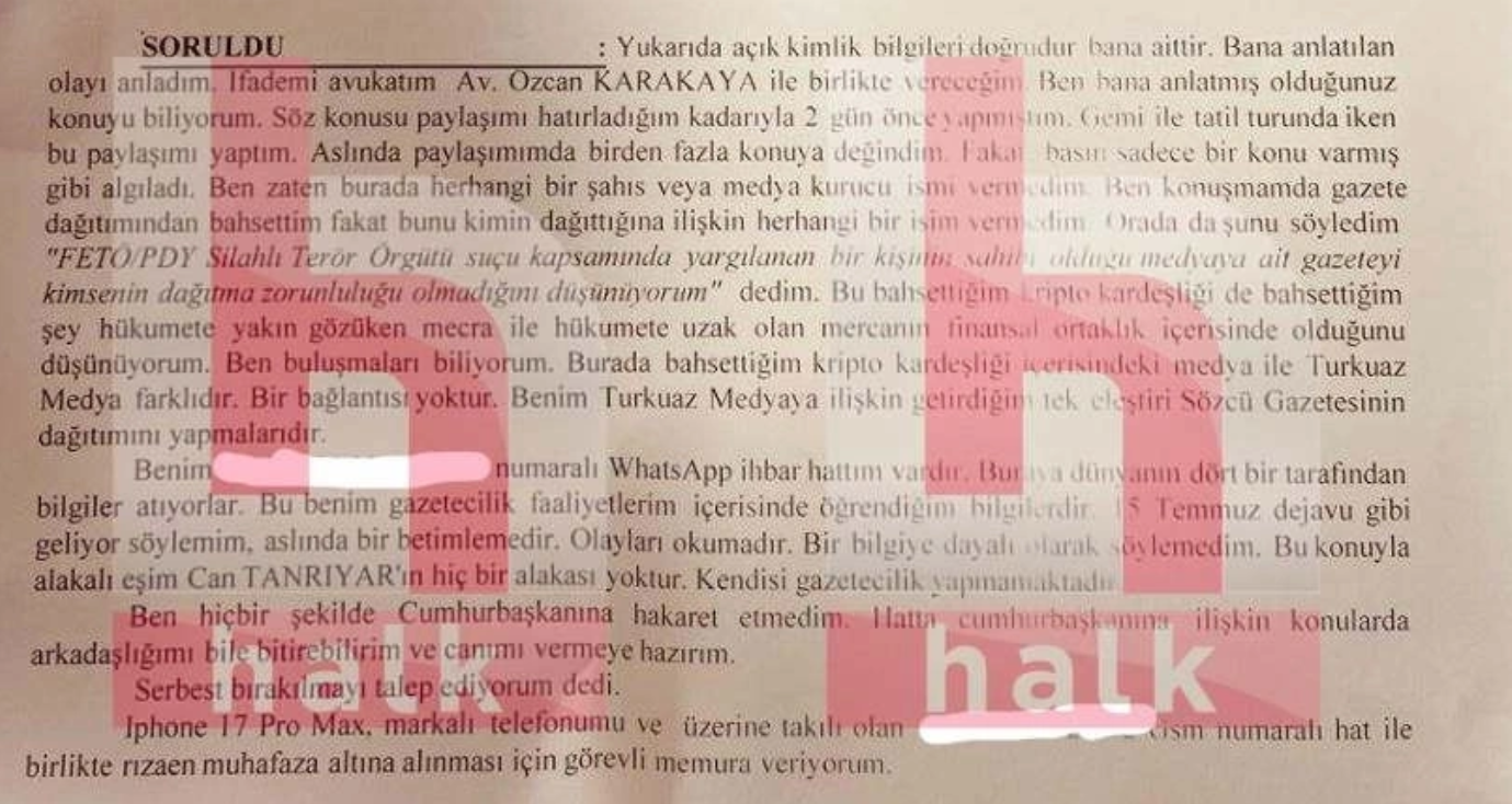 Tanrıyar Ifade