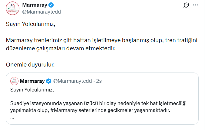 Tek Hattan Çift Hatta Geçiş