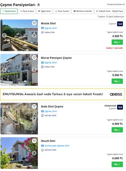 Çeşme Ucuz