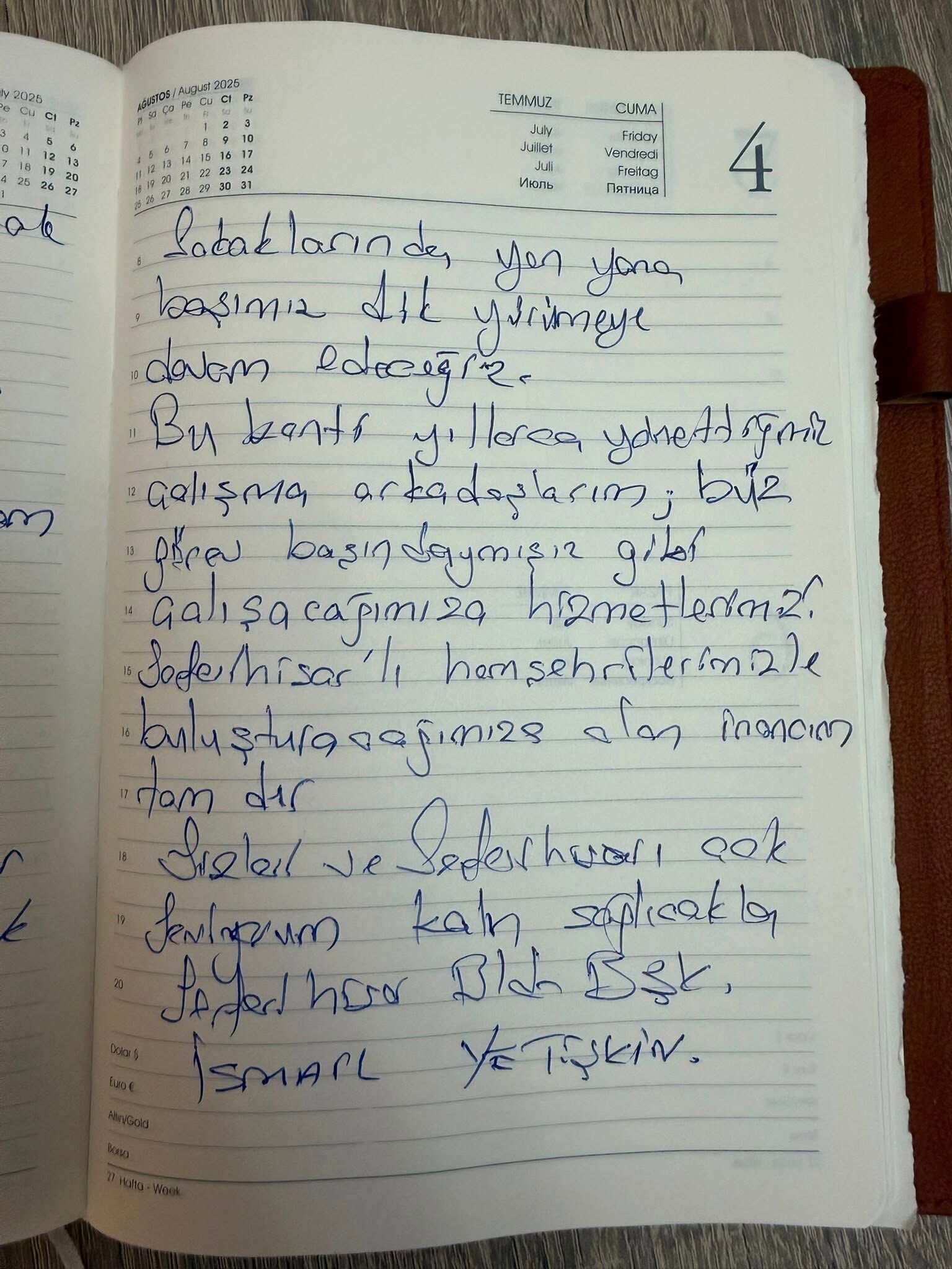 Cezaevindeki Yetişkin'den el yazılı mesaj: Geç de olsa adalet tecelli edecek-3