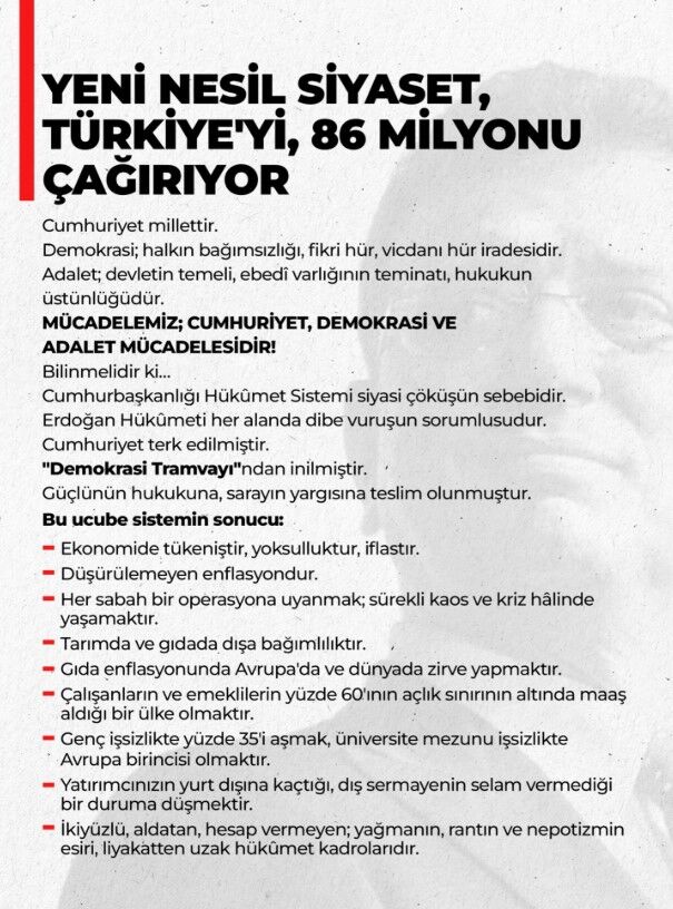 İmamoğlu’ndan ‘Yeni Parti’ açıklaması: Özgür Özel ile yürüyelim arkadaşlar