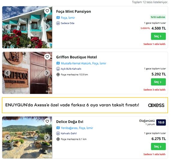 İzmir’in gözde tatil noktasında rekor fiyatlar… Bir gece 29 bin TL!-1