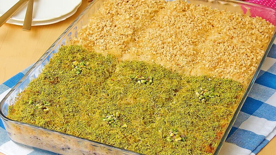 Soğuk baklavaya rakip… Serinleten sütlü kadayıf tarifi-2