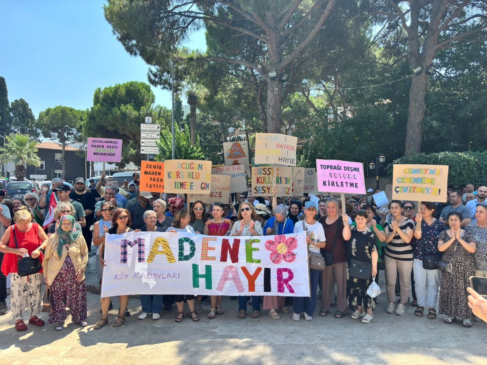 Yukarıkızılca’da madene karşı mücadele sürüyor: Yan yana duruyoruz yaşamı savunuyoruz