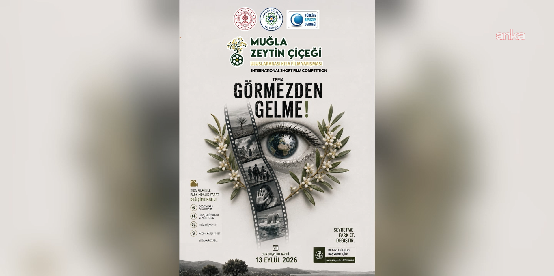 Muğla’da sinema coşkusu: Zeytin Çiçeği Uluslararası Kısa Film Yarışması için başvurular başladı