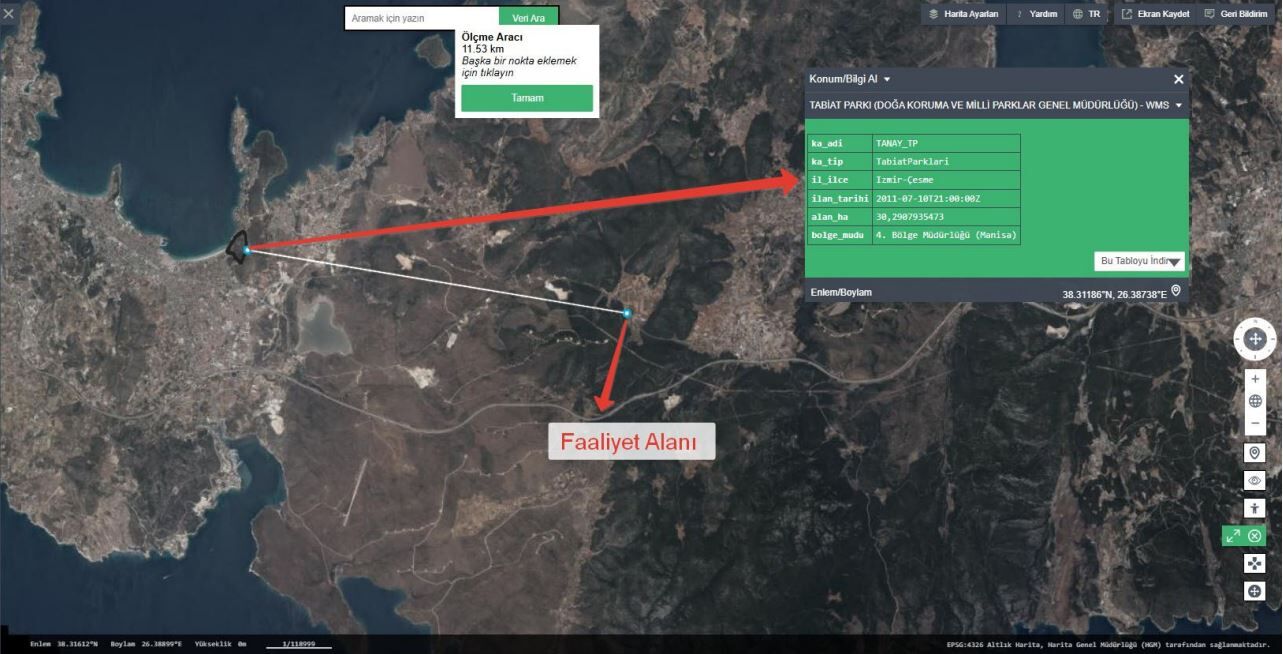 Urla'da tarım arazisine jeotermal sondaj: ÇED süreci başladı