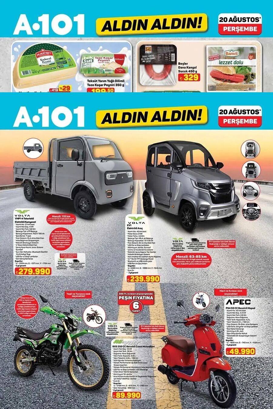Elektronik ürünlerden mutfak araç gereçlerine… 20 Ağustos Perşembe A101 Aldın Aldın kataloğunda neler var?-1
