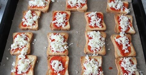İşe geç kalanlara özel… Etimek pizza tarifi!-1