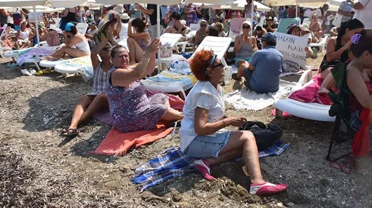 Koylar, plajlar işletmelerin işgali altında! Jandarmadan halka skandal yanıt: Patikayı kullanın-1
