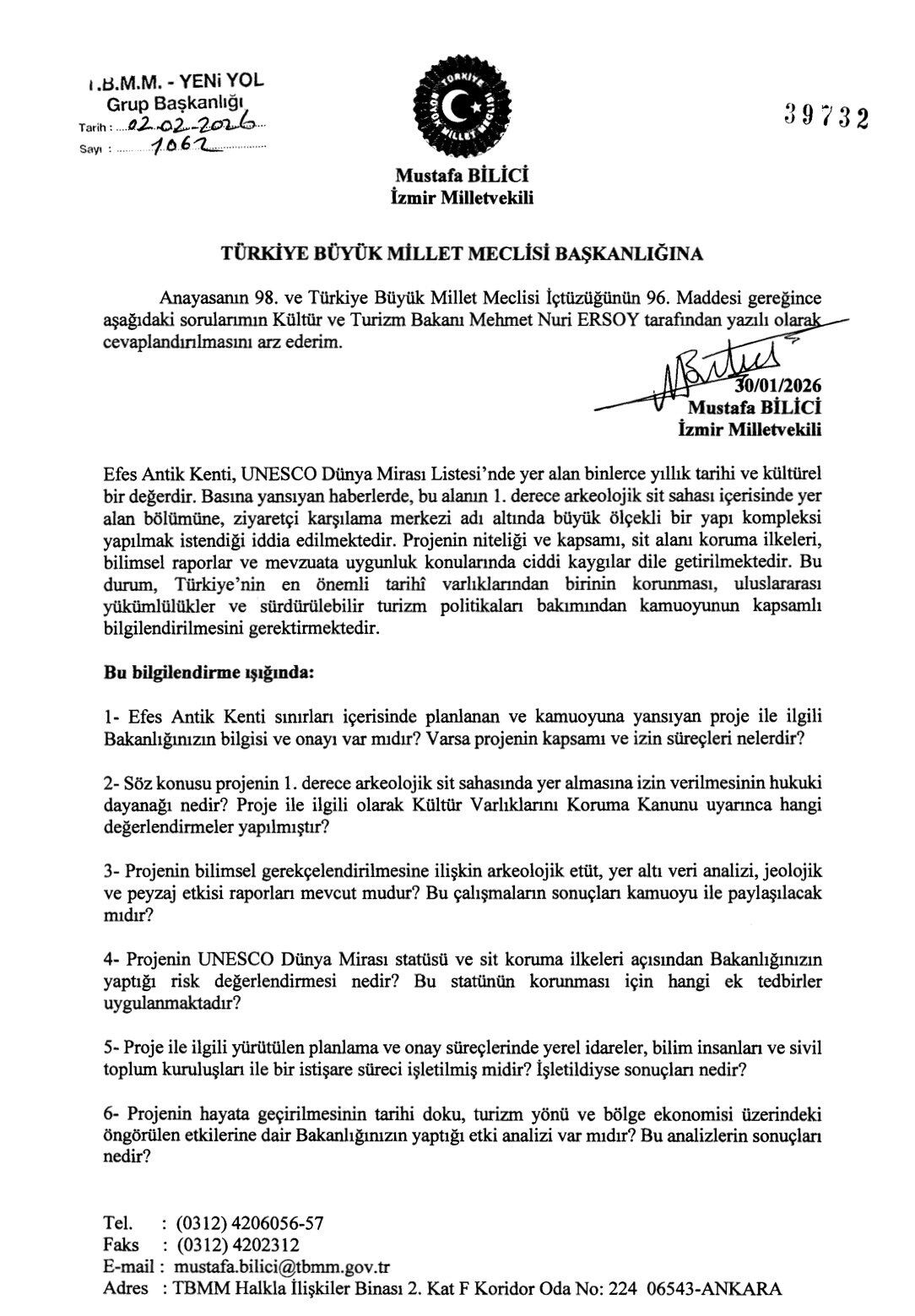 AKP’ye geçen Bilici sordu, Bakanlık yanıtladı: Efes’in altında Bizans Sarayı!-2