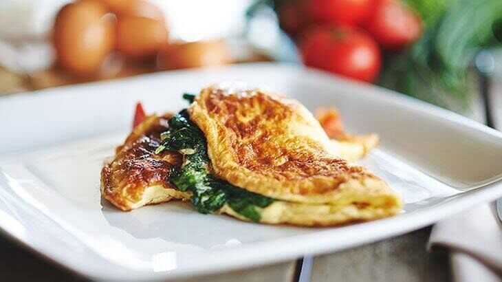 Ispanaklı Omlet