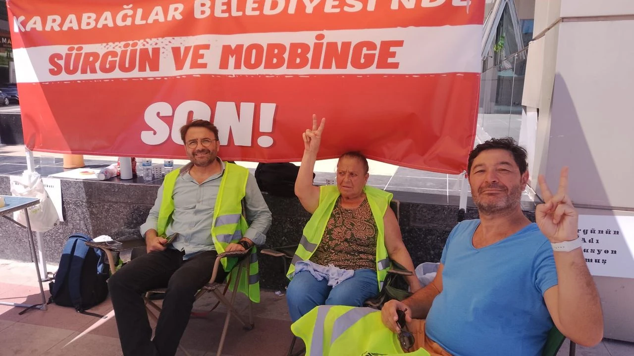 Karabağlar Belediyesi’nde iki haftalık eylem sona erdi: Mengirkaon’dan yeni karar!