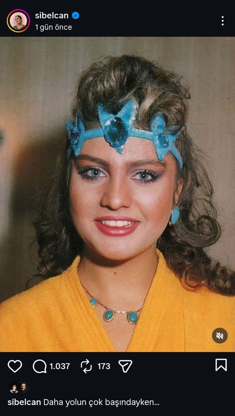 Yürüyen cilve Sibel Can'dan nostaljik doğum günü paylaşımı