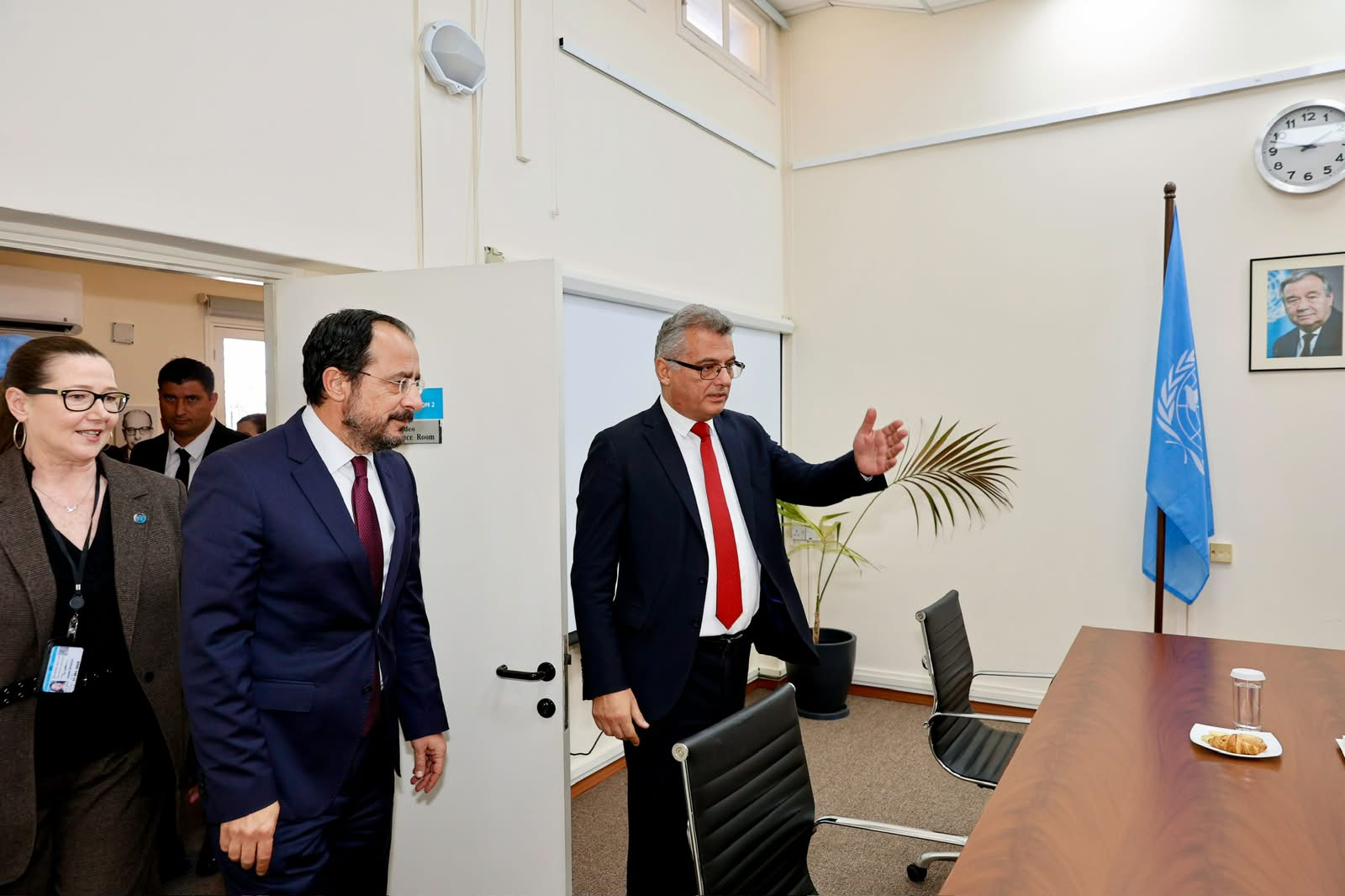 KKTC Cumhurbaşkanı Erhürman, Hristodulidis ile görüştü: Uzlaşma sağlanamadı!