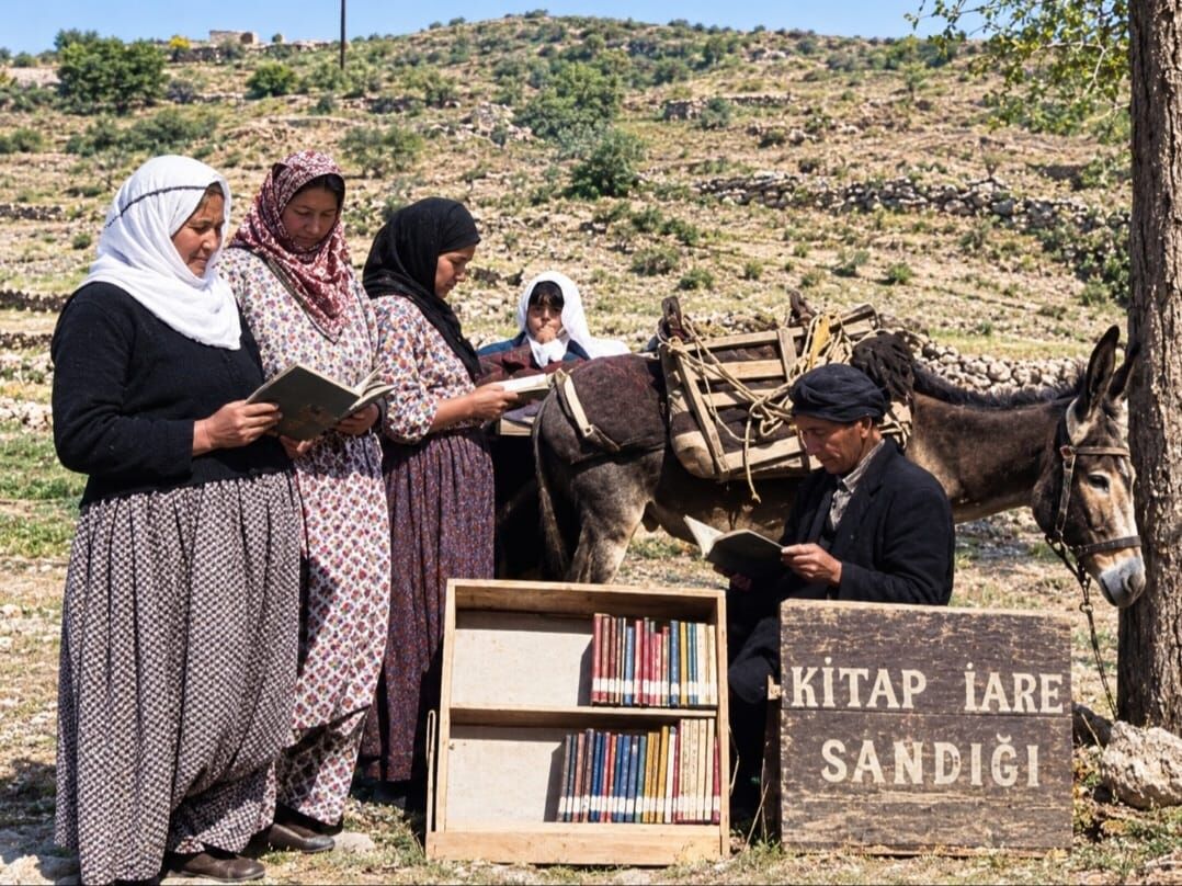 İzmir Kitap Fuarı’nda 'Eşekli Kütüphaneci' ruhu: Küfeler köy çocukları için doldu