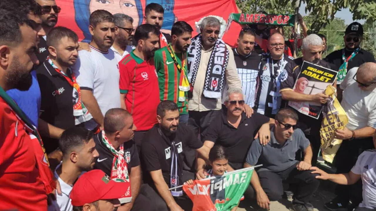 Amedspor ve Beşiktaş taraftarından örnek dayanışma: Narin Güran ve Rojin Kabaiş'in mezarını ziyaret ettiler