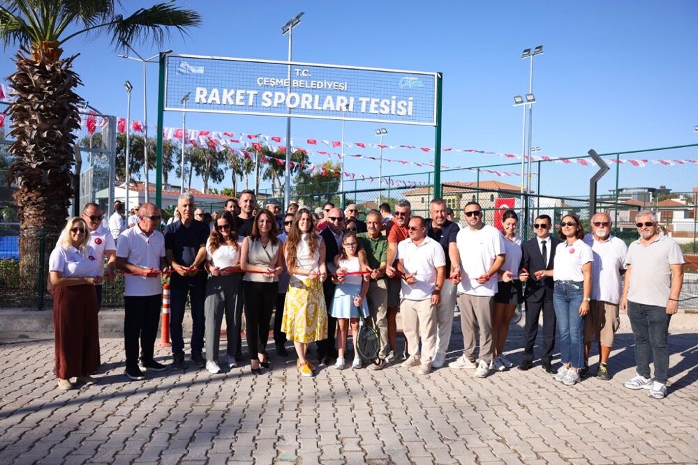 Çeşme'de Ilıca Raket Sporları tesisi hizmete açıldı!