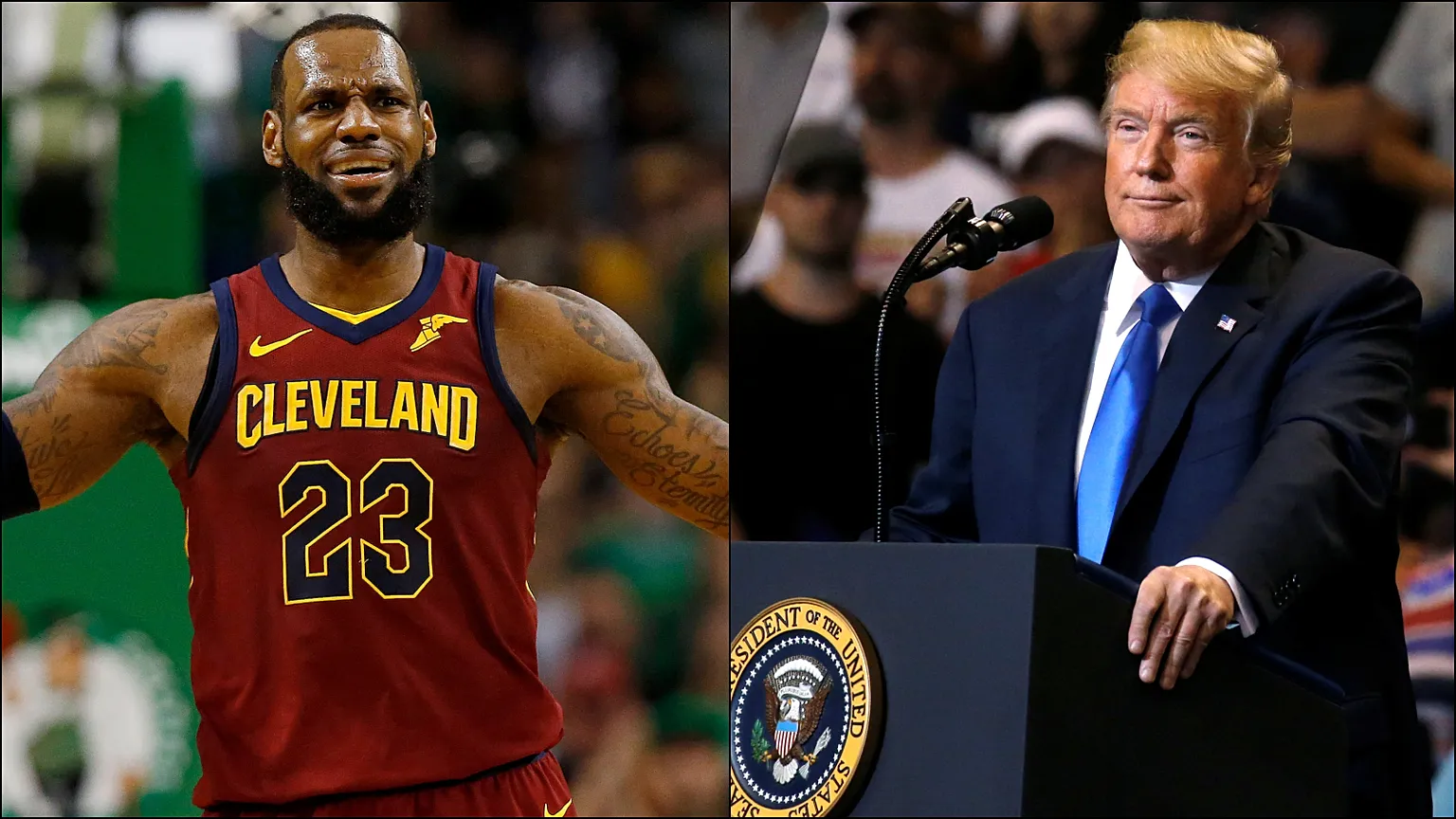 LeBron James Trump’la alay etti: Görünüşe göre ofiste sakin bir gün!