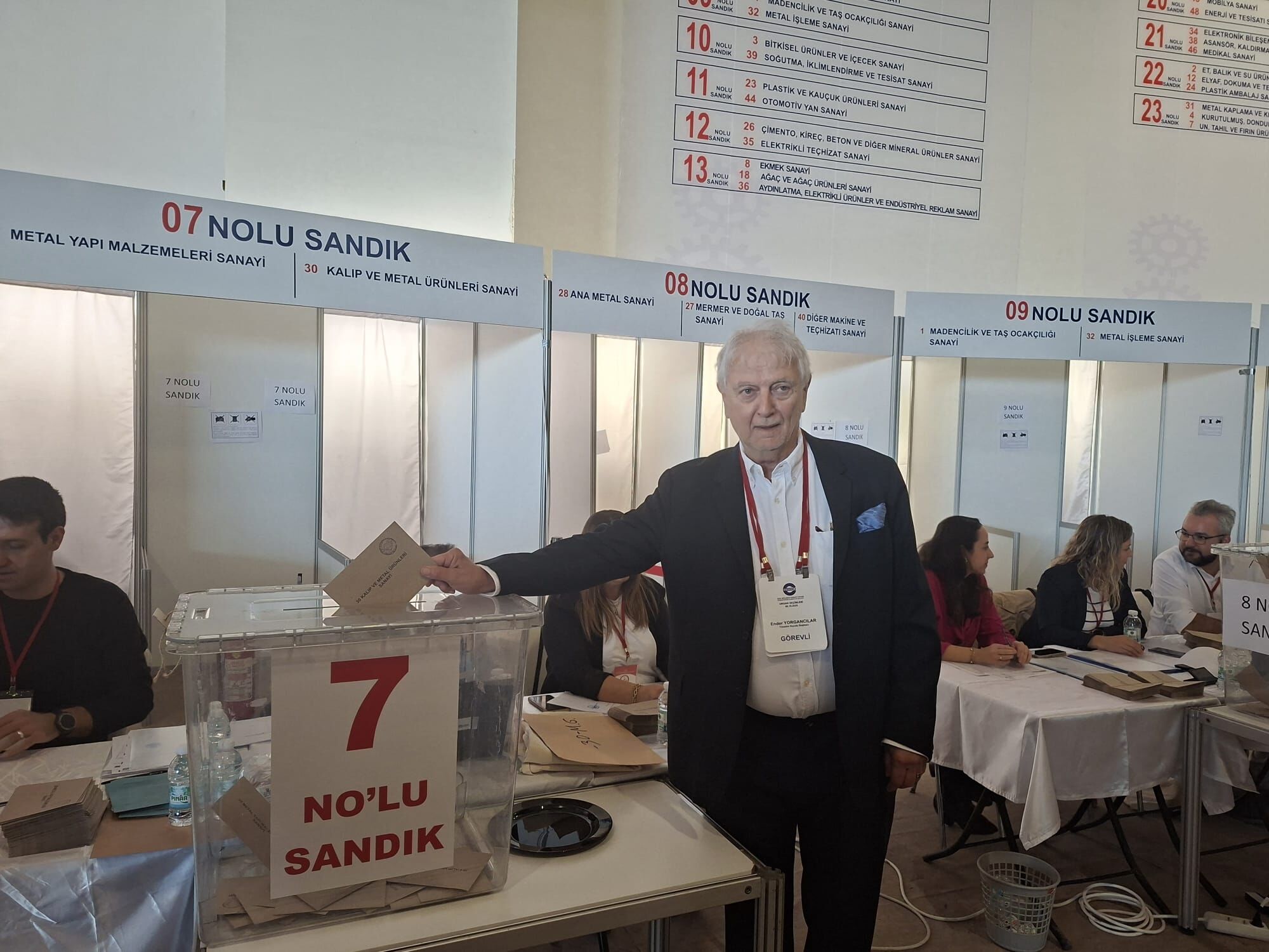 EBSO’da seçim heyecanı: Sanayiciler sandık başında