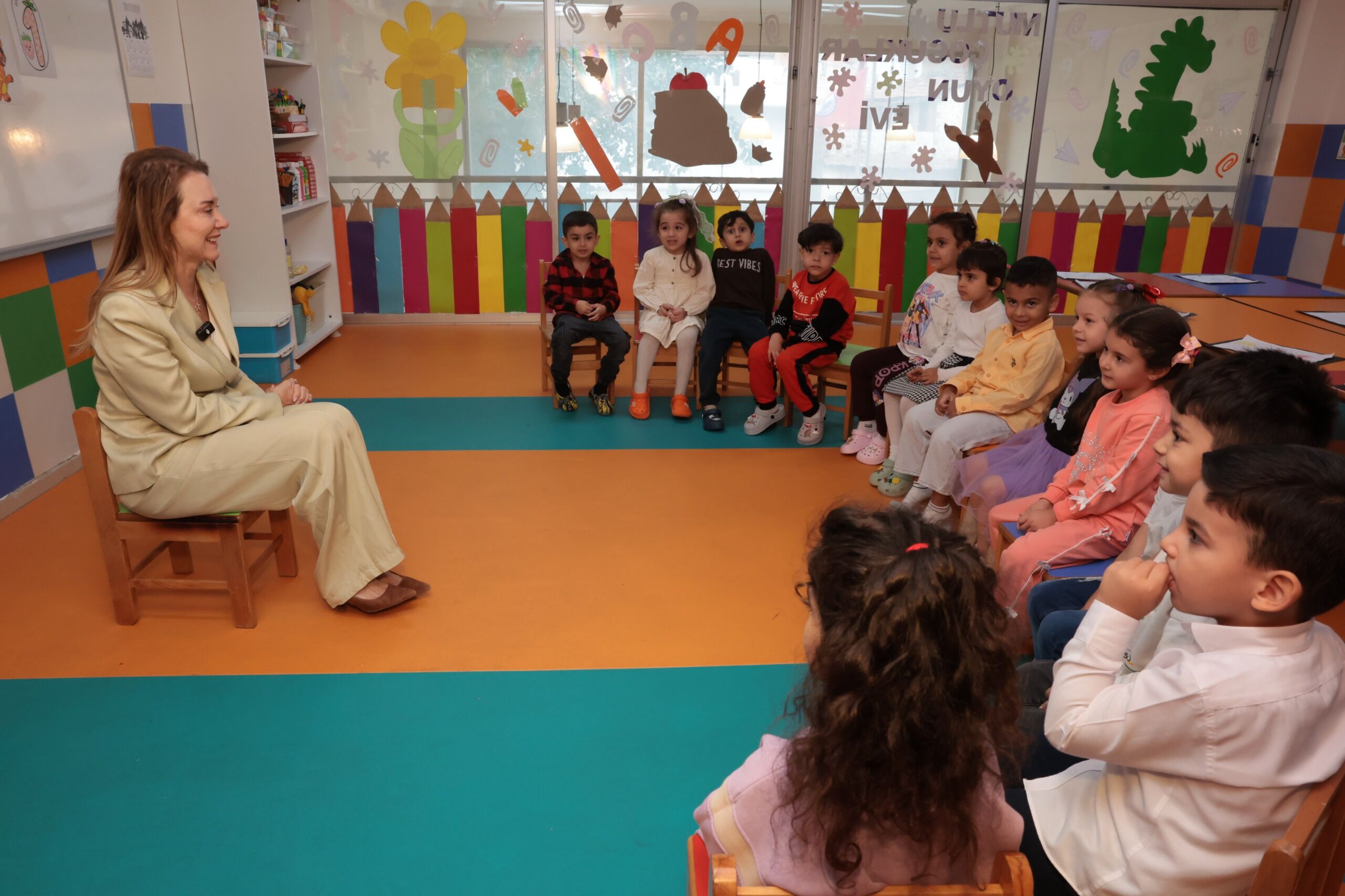 Başkan Mutlu, Oyun Evi Miniklerinin Yeni Dönem Heyecanına Ortak Oldu (6)