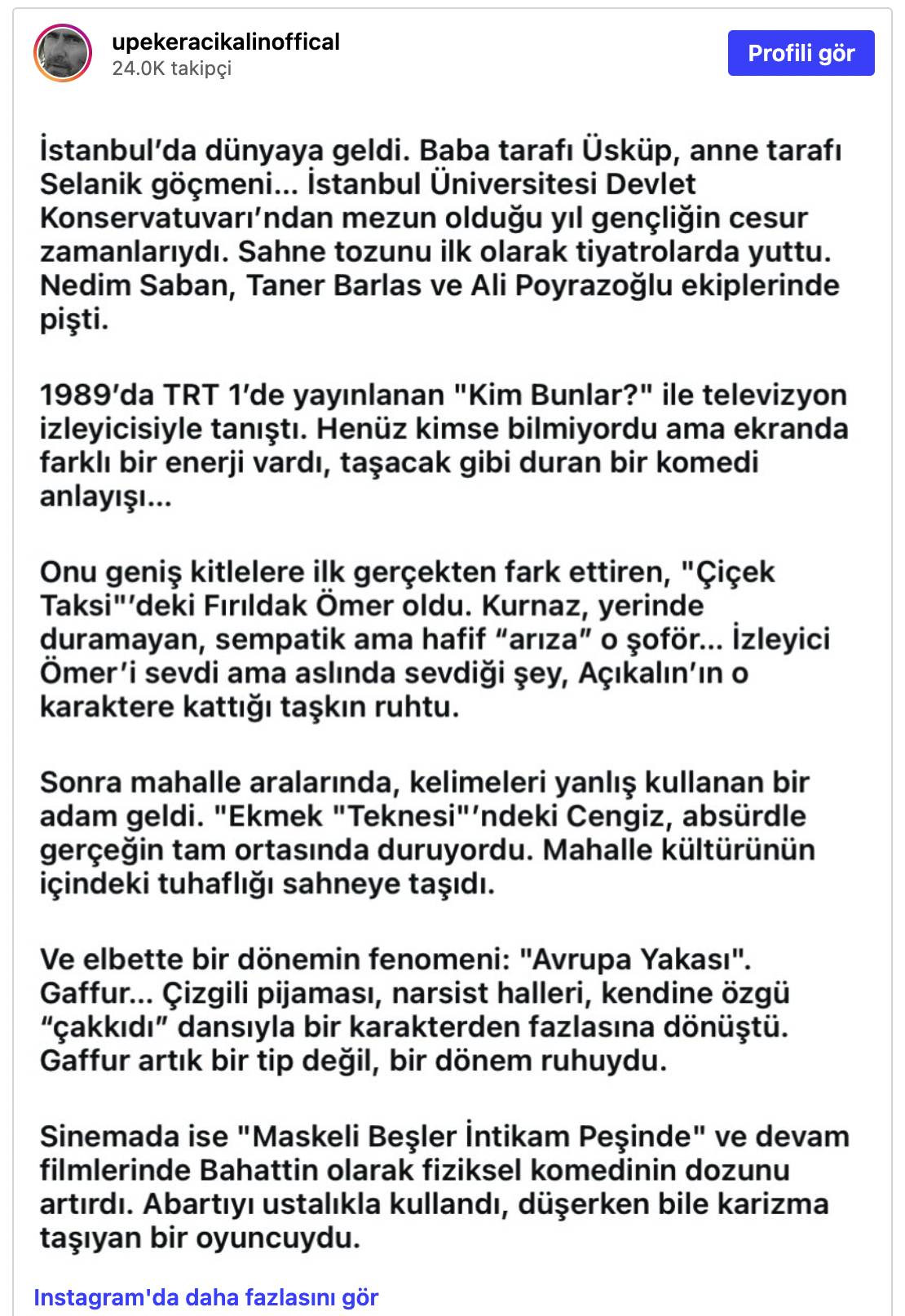 Oyuncu Peker Açıkalın: Her karakteri oynarım, tekliflere açığım!