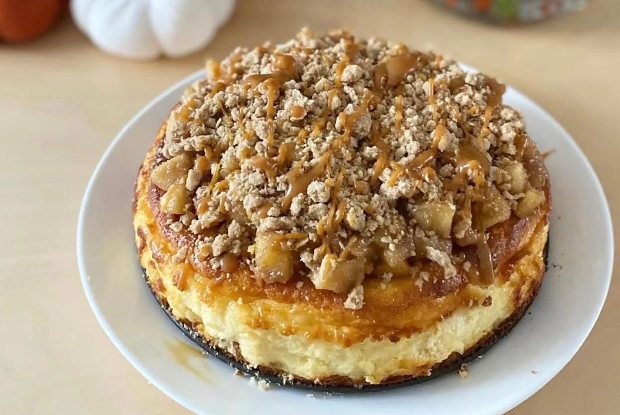 Elma ve tarçının eşsiz uyumu: Elmalı crumble cheesecake nasıl yapılır?