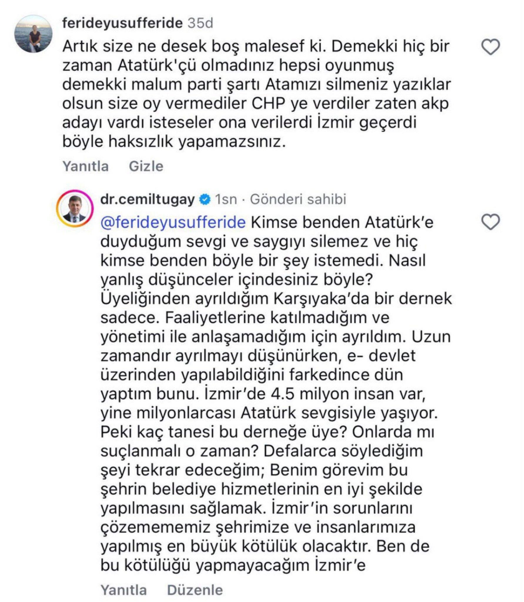 İzBB Başkanı Cemil Tugay ADD üyeliğinden ayrıldı: Siyasi bir tercih değil!