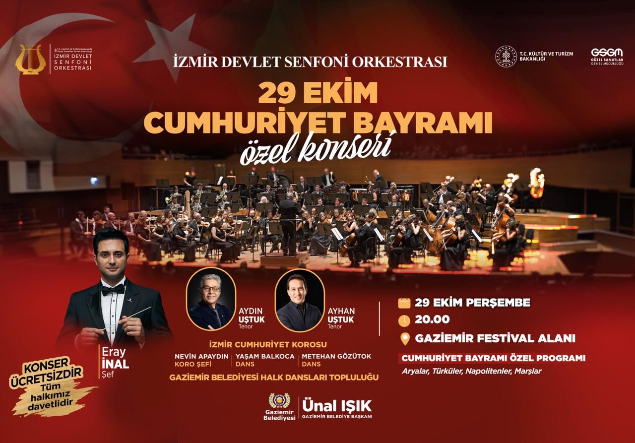 Gaziemir, Cumhuriyet Bayramı’nı Senfoni Konseriyle Kutlayacak (1)