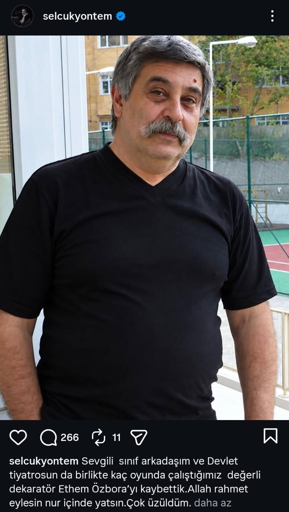 Selçuk Yöntem üzen haberi duyurdu: Usta tiyatrocu Ethem Özbora hayatını kaybetti-1